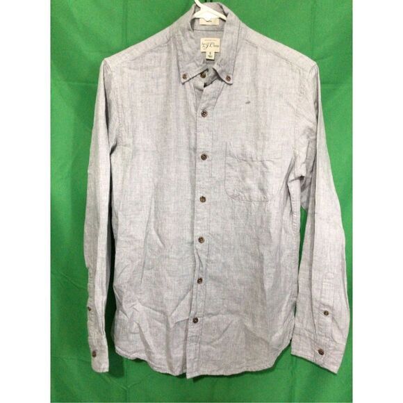 J. Crew Brushed Twill Shirt Size Small Light Gray - Picture 7 of 15